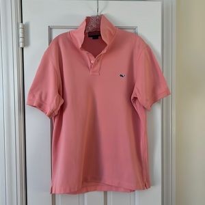 Vineyard Vines Short-Sleeved Pink Polo